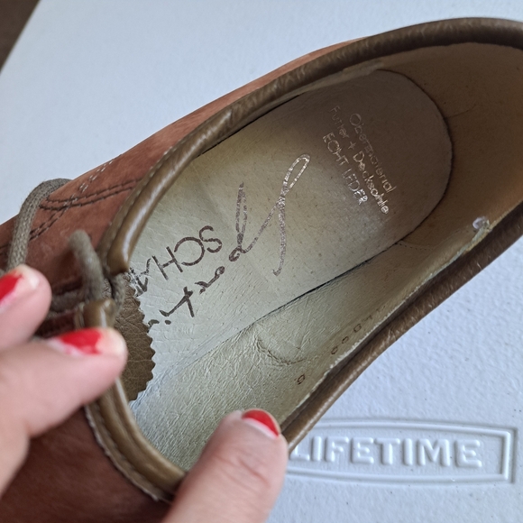 Schapuro Women's Loafer Leather Brown Shoes - Picture 4 of 5